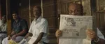 kochu preman memes, memes, plain memes, kochu preman plain meme, Malayalam memes - Oanth looking through newspaper